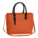 Umhängetasche aus echtem Leder | Damen Handtasche Tasche Henkeltasche; 32x 26 x 14 cm von scarlet bag