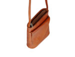 Umhängetasche aus echtem Leder | Damen Handtasche Tasche Henkeltasche; 18,5 x 17,5 x 7 cm von scarlet bag – Bild 4