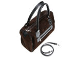 Umhängetasche aus echtem Wildleder | Damen Handtasche Tasche Henkeltasche; 23 x 30 x 10 cm von scarlet bag