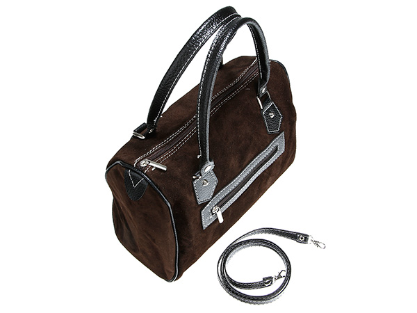 9203072900c.jpg Umhängetasche aus echtem Wildleder | Damen Handtasche Tasche Henkeltasche; 23 x 30 x 10 cm von scarlet bag – Bild 1