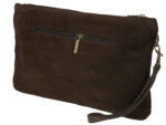 Clutch Tasche Unterarmtasche Abendtasche Umhängetasche aus echtem Wildleder | Damen Handtasche; 28 x 19 x 1 cm von scarlet bag – Bild 13
