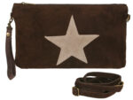 Clutch Tasche Unterarmtasche Abendtasche Umhängetasche aus echtem Wildleder | Damen Handtasche; 28 x 19 x 1 cm von scarlet bag – Bild 15
