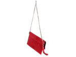 Clutch Tasche Unterarmtasche Abendtasche Umhängetasche aus echtem Wildleder | Damen Handtasche; 31 x 17 x 1 cm von scarlet bag – Bild 5