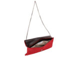 Clutch Tasche Unterarmtasche Abendtasche Umhängetasche aus echtem Wildleder | Damen Handtasche; 31 x 17 x 1 cm von scarlet bag – Bild 6