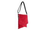 Clutch Tasche Unterarmtasche Abendtasche Umhängetasche aus echtem Wildleder | Damen Handtasche; 25 x 28 x 6 cm von scarlet bag – Bild 2