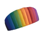 Zweileiner Lenkdrachen »Rainbow II« mit Leine für 30 m Abstand; Größe: ca. 50 x 120 cm; Lenkmatte/Flugdrachen in Regenbogenfarben von scarlet play – Bild 2