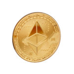 Münze »Ethereum«; massiver Stahl mit Edelmetallauflage (z.B. 24-Karat Gold, Silber, Kupfer); Sammlerstück mit Schutzhülle; Crypto Currency zum Anfassen von scarlet gifts
