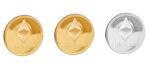 Münze »Ethereum«; massiver Stahl mit Edelmetallauflage (z.B. 24-Karat Gold, Silber, Kupfer); Sammlerstück mit Schutzhülle; Crypto Currency zum Anfassen von scarlet gifts – Bild 15