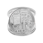 Münze »Bitcoin«; massiver Stahl mit Edelmetallauflage (z.B. 24-Karat Gold, Silber, Kupfer); Sammlerstück mit Schutzhülle; Crypto Currency zum Anfassen von scarlet gifts – Bild 15
