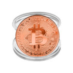Münze »Bitcoin«; massiver Stahl mit Edelmetallauflage (z.B. 24-Karat Gold, Silber, Kupfer); Sammlerstück mit Schutzhülle; Crypto Currency zum Anfassen von scarlet gifts – Bild 20