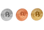 Münze »Bitcoin Extra Heavy« aus schwerem Messing; massiv mit Edelmetallauflage (z.B. 24-Karat Gold, Silber, Kupfer); Sammlerstück mit Schutzhülle; Crypto Currency zum Anfassen von scarlet gifts – Bild 2
