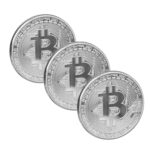 Münze »Bitcoin Extra Heavy« aus schwerem Messing; massiv mit Edelmetallauflage (z.B. 24-Karat Gold, Silber, Kupfer); Sammlerstück mit Schutzhülle; Crypto Currency zum Anfassen von scarlet gifts – Bild 16