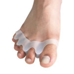 Zehenspreizer »Spreader III«; 1 Paar (2 Stück) Gelstütze aus weichem Silikon; 5-Zehenspreizer bei Hallux Valgus, Hammerzehen, Ballenzehen von scarlet health
