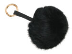 Taschenanhänger bzw. Schlüsselanhänger »Bommel« aus echtem Fell; ca.15 x 10 cm; süßer flauschiger Puschel von scarlet bijoux