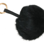Taschenanhänger bzw. Schlüsselanhänger »Bommel« aus echtem Fell; ca.15 x 10 cm; süßer flauschiger Puschel von scarlet bijoux