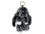 Taschenanhänger bzw. Schlüsselanhänger »Hase« aus echtem Fell; ca. 22 x 13 cm; für Freunde von Kaninchen oder Hasen von scarlet bijoux – Bild 2