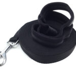 Hundeleine »Rocky H« mit gummiertem Griff und Karabinerhaken; robustes Nylon; Schwarz; Längen: 357,51020 Meter von scarlet pet