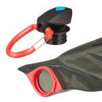 faltbare Trinkflasche »Compact« (600 ml); Set mit 4 Flaschen; BPA-frei; flexibel, rollbar, zusammenklappbar, wiederverwendbar von scarlet sport – Bild 2