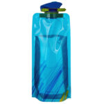 faltbare Trinkflasche »Compact« (600 ml); Set mit 4 Flaschen; BPA-frei; flexibel, rollbar, zusammenklappbar, wiederverwendbar von scarlet sport – Bild 7