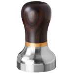 Tamper »Vittoria« für Barista; mit ergonomischem Griff aus Edelholz und präzisionsgefertigter, hochglanzpolierter Edelstahlbasis von scarlet espresso