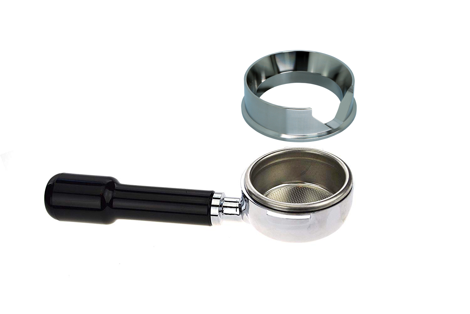 9902329900a.jpg Präzisions-Trichter »Barista Cono Eureka 58 mm« aus Edelstahl für Eureka Mignon Kaffeemühle Portafilter Dosing Funnel Fülltrichter für 58 mm von scarlet espresso – Bild 1
