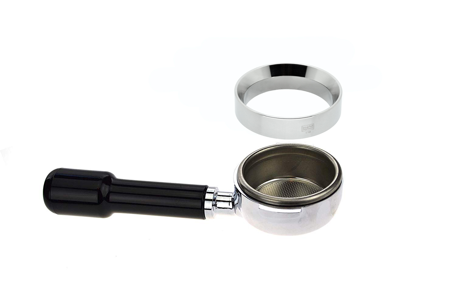 9902339900a.jpg Präzisions-Trichter »Barista Cono 57 mm« aus Edelstahl für Siebträger Portafilter Dosing Funnel Pavoni von scarlet espresso – Bild 1