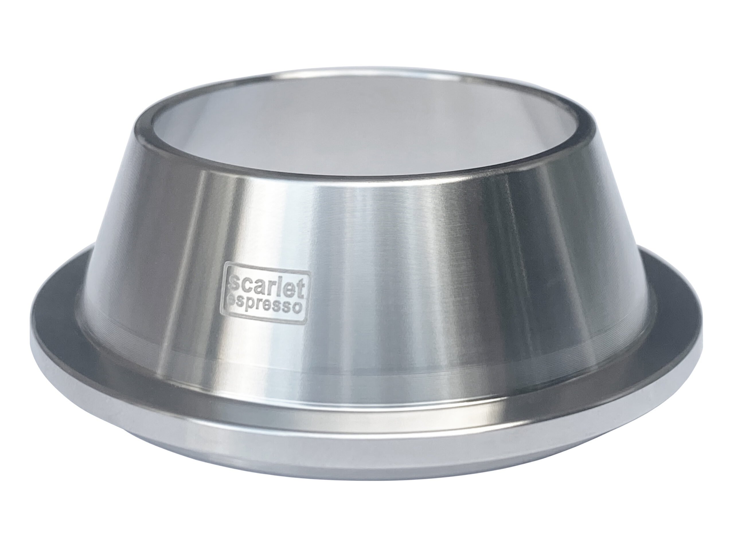9902499900a1.jpg Präzisions-Trichter »Barista Cono Stretto 58 mm« aus Edelstahl für Siebträger, Dosing Funnel Fülltrichter für Kaffeemehl von scarlet espresso – Bild 1