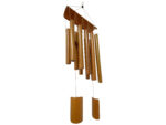 Windspiel »Paradise« mit 10 Klangröhren aus Bambus 60 cm Klangspiel Windklangspiel Holz Geschenk Garten Deko Chimes von scarlet play – Bild 4