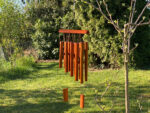 Windspiel »Paradise« mit 10 Klangröhren aus Bambus 60 cm Klangspiel Windklangspiel Holz Geschenk Garten Deko Chimes von scarlet play – Bild 6