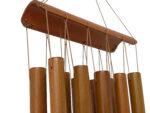 Windspiel »Paradise« mit 10 Klangröhren aus Bambus 60 cm Klangspiel Windklangspiel Holz Geschenk Garten Deko Chimes von scarlet play – Bild 8