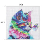 5D DIY Diamant-Malerei "Katze" Painting Groß Kristall Strass Stickerei handgemachtes Klebebild Geschenk von scarlet play – Bild 4