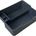 Ablagefach »Sorted« Organizer Staufach Ablage Tablett Aufbewahrungsbox Mittelkonsole für alle Tesla Model 3 und Y von scarlet car