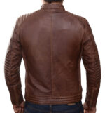 Herren-Lederjacke »Solo Rider« mit 2 Brusttaschen; feinstes Leder; klassisch Vintage Retro Motorrad; Farbe: Cognac von GIL – Bild 4