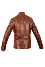 Herren-Lederjacke »Solo Rider« mit 2 Brusttaschen; feinstes Leder; klassisch Vintage Retro Motorrad; Farbe: Cognac von GIL – Bild 6