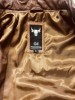 Herren-Lederjacke »Solo Rider« mit 2 Brusttaschen; feinstes Leder; klassisch Vintage Retro Motorrad; Farbe: Cognac von GIL – Bild 7