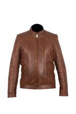 Herren-Lederjacke »Slick Rider« mit Brusttasche; feinstes Leder; klassisch Vintage Retro Motorrad; Farbe: Cognac von GIL – Bild 5