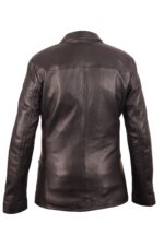 Herren-Lederjacke »Elegant Rider« mit Einsteck-Brusttasche; feinstes Leder; klassisch Vintage Retro Motorrad; Farbe: Schwarz von GIL – Bild 5