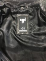 Herren-Lederjacke »Elegant Rider« mit Einsteck-Brusttasche; feinstes Leder; klassisch Vintage Retro Motorrad; Farbe: Schwarz von GIL – Bild 6