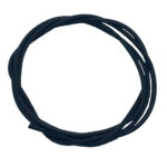 Lederband ca. 100 cm lang, echtes Leder, rund, ca. 2 mm schwarz von scarlet bijoux