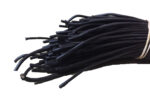 Lederband ca. 100 cm lang, echtes Leder, rund, ca. 2 mm schwarz von scarlet bijoux – Bild 2